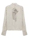 Dorothee Schumacher Graphic Dreams Long Sleeve Shirt In White