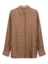 Dorothee Schumacher Graphic Dreams Printed Shirt In Brown