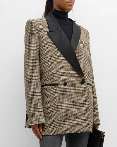 DOROTHEE SCHUMACHER GRAPHIC ELEGANCE HOUNDSTOOTH PLAID JACKET