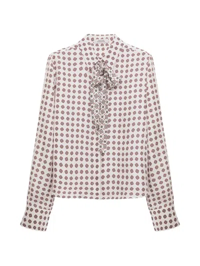 Dorothee Schumacher Graphic-print Silk Blouse In Multi