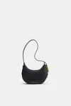 DOROTHEE SCHUMACHER HALF MOON MINI BAG IN SOFT CALF LEATHER WITH D-RING HARDWARE
