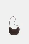 Dorothee Schumacher Half Moon Mini Bag In Soft Calf Leather With D-ring Hardware In Brown