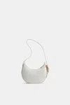 DOROTHEE SCHUMACHER HALF MOON MINI BAG IN SOFT CALF LEATHER WITH D-RING HARDWARE