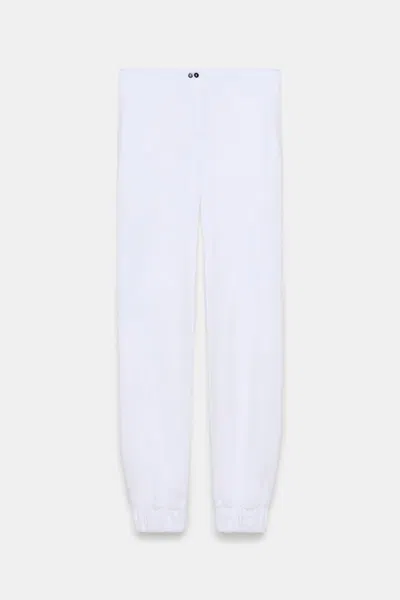 Dorothee Schumacher Heavy Cotton Sweatpants In White