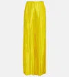 Dorothee Schumacher High-waisted Wide-leg Trousers In Yellow