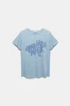 Dorothee Schumacher Hemp T-shirt With Print In Blue