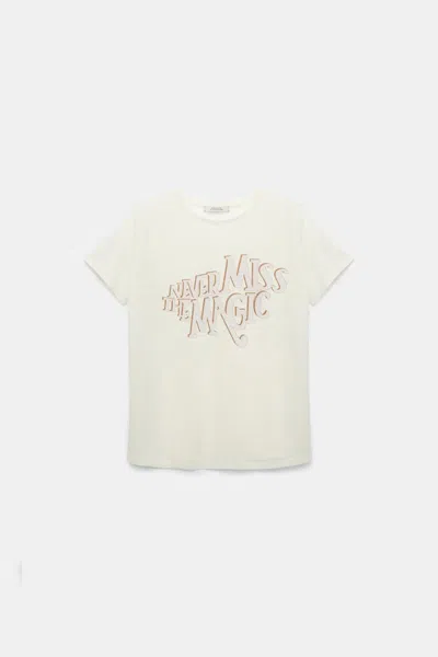 Dorothee Schumacher Hemp T-shirt With Print In White