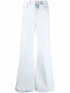 Dorothee Schumacher Flared Hight-waist Jeans In Blue