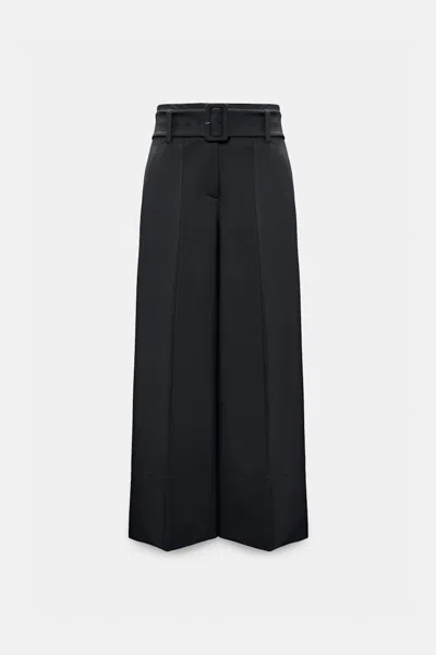 Dorothee Schumacher High-waisted Culottes In Punto Milano In Green
