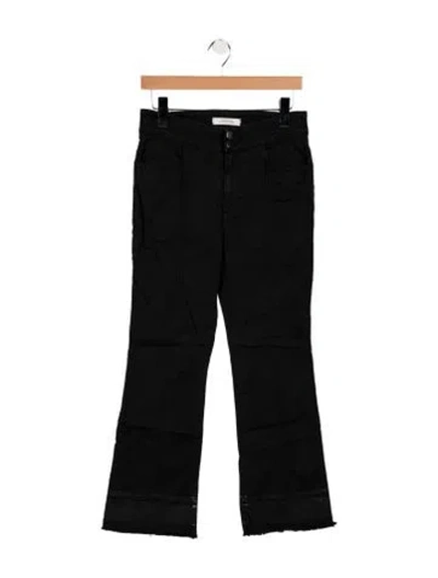 Pre-owned Dorothee Schumacher High-rise Flared Jeans In Black