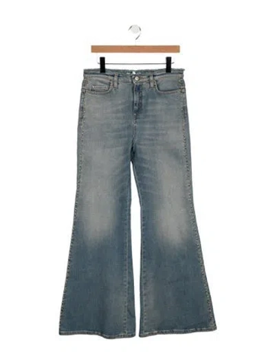 Pre-owned Dorothee Schumacher High-rise Flared Jeans In Blue