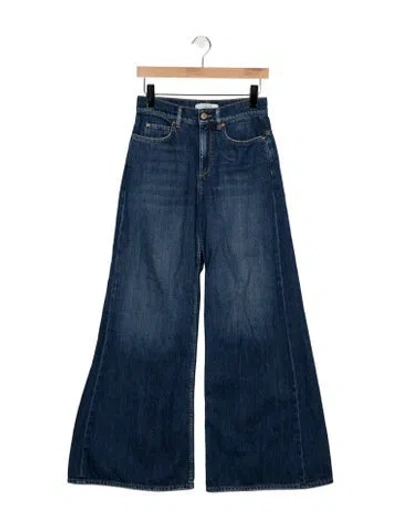 Pre-owned Dorothee Schumacher High-rise Flared Jeans In Blue