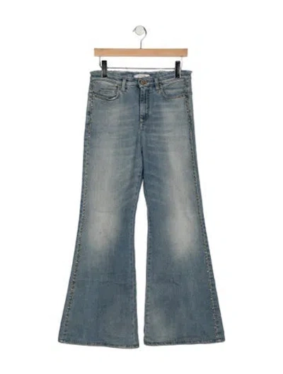Pre-owned Dorothee Schumacher High-rise Flared Jeans In Blue