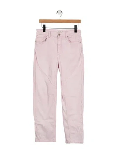 Pre-owned Dorothee Schumacher High-rise Straight Leg Jeans In Pink