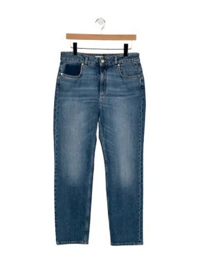 Pre-owned Dorothee Schumacher High-rise Straight Leg Jeans W/ Tags In Blue