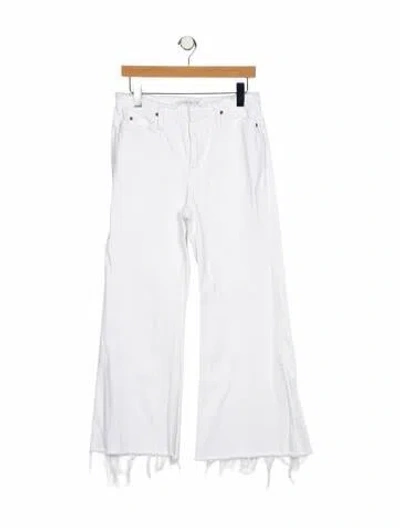 Pre-owned Dorothee Schumacher High-rise Wide Leg Jeans In White
