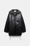 Dorothee Schumacher Hooded Nylon Anorak-style Jacket In Black