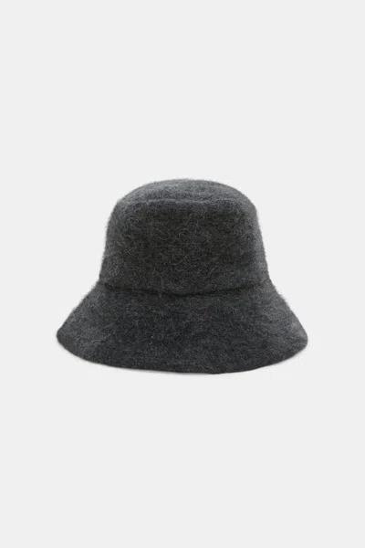 Dorothee Schumacher Fluffy Statements Bucket Hat In Gray