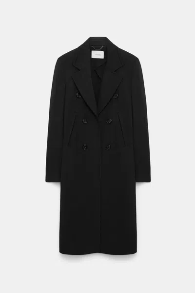 Dorothee Schumacher Indoor Coat In Punto Milano In Black