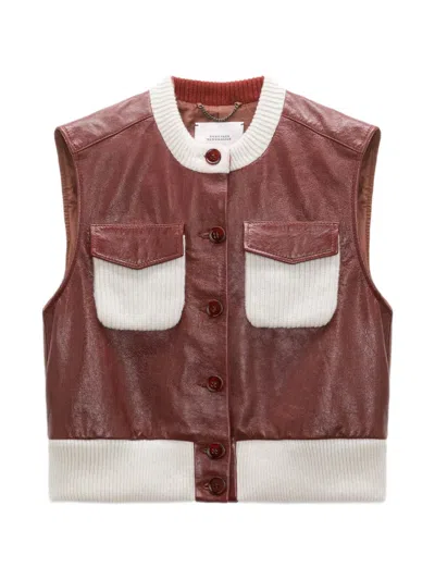Dorothee Schumacher It's A Match Vest In Brown
