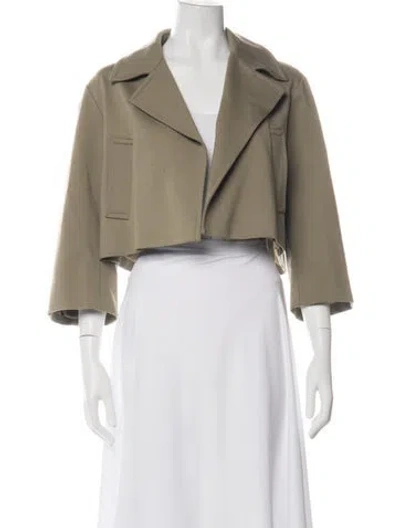 Pre-owned Dorothee Schumacher Jacket In Green