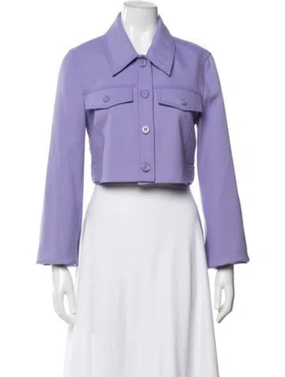 Pre-owned Dorothee Schumacher Jacket W/ Tags In Purple
