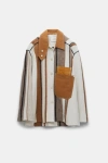 DOROTHEE SCHUMACHER JACKET WITH LEATHER DETAILS