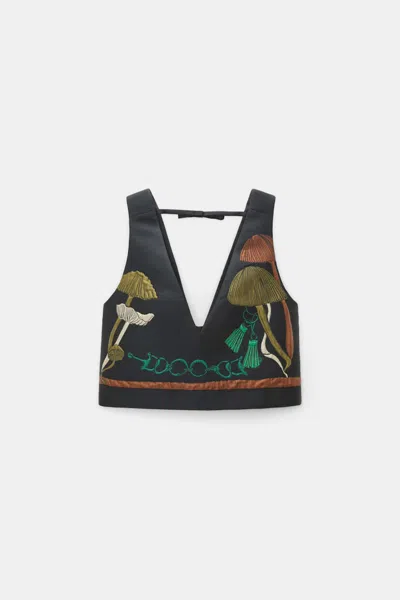 Dorothee Schumacher Jacquard Vest In Multi Colour