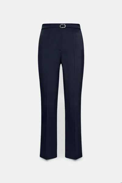 Dorothee Schumacher Kick Flare Pants In Punto Milano In Blue