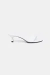 Dorothee Schumacher Kitten Heel Slides With Padded Strap In White