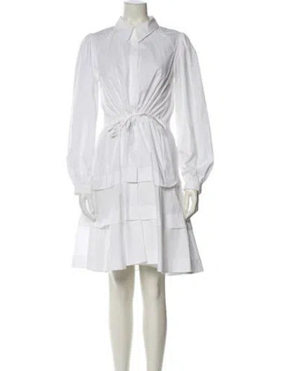 Pre-owned Dorothee Schumacher Knee-length Dress W/ Tags In White