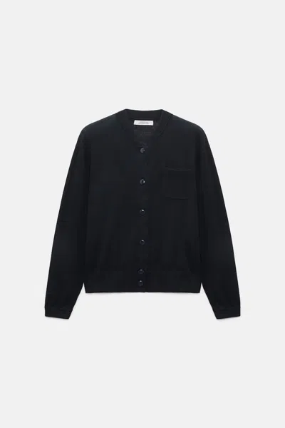 Dorothee Schumacher Knit Bomber Jacket-style Cardigan In Black