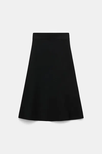 Dorothee Schumacher Knit Midi-skirt In Black