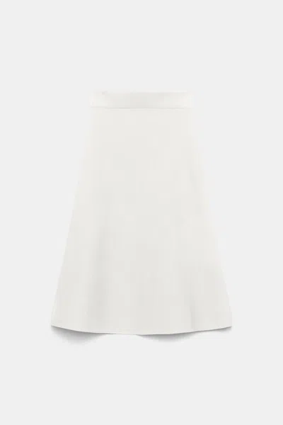 Dorothee Schumacher Knit Midi-skirt In White