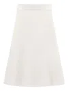 Dorothee Schumacher Knitted A-line Skirt In White