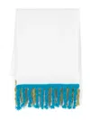 Dorothee Schumacher Knitted Fringed Scarf In White