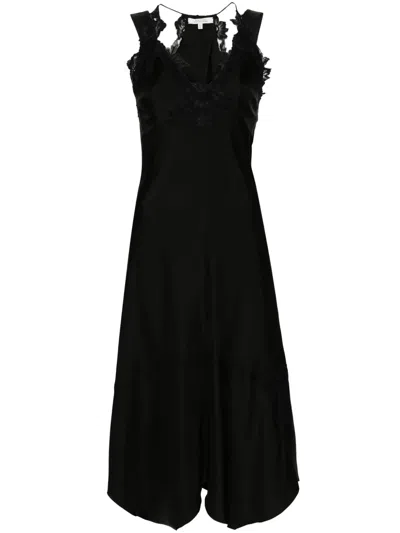 Dorothee Schumacher Sensual Coolness Silk Dress In Black