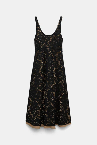Dorothee Schumacher Lace Overlay Midi-dress