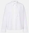 Dorothee Schumacher Bluse Aus Popeline Mit Spitze In Weiss