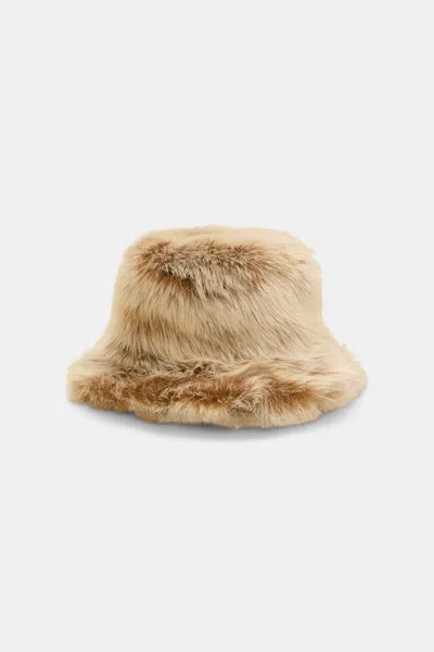 Dorothee Schumacher Lamb Fur Bucket Hat In Brown