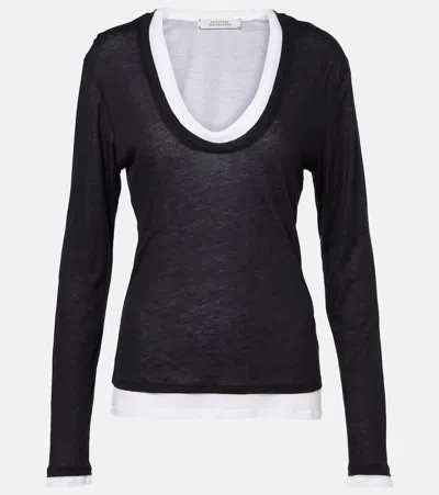 Dorothee Schumacher Layer Love Top In Black