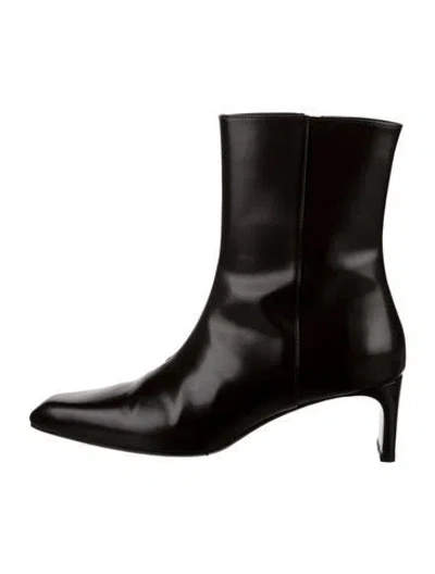 Pre-owned Dorothee Schumacher Leather Boots In Black