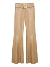 Dorothee Schumacher Leather Trousers In Neutrals