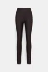 Dorothee Schumacher Leggings With Side Panel In Brown