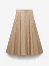Dorothee Schumacher Lightweight Cotton Skirt With Tulle Underskirt