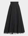 Dorothee Schumacher Light Touch Ruffle-hem Cotton Midi Skirt