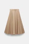 Dorothee Schumacher Lightweight Cotton Skirt With Tulle Underskirt