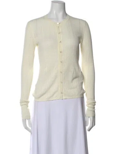 Pre-owned Dorothee Schumacher Linen Crew Neck Sweater In Neutral