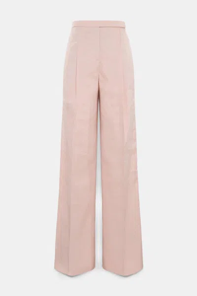 Dorothee Schumacher Linen-cotton Pants In Pink