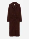 Dorothee Schumacher Single-breasted Long Coat In Gray